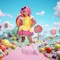 Rubies Lalaloopsy Deluxe Crumbs Sugar Cookie Girl Child Halloween Costume Small 4-6